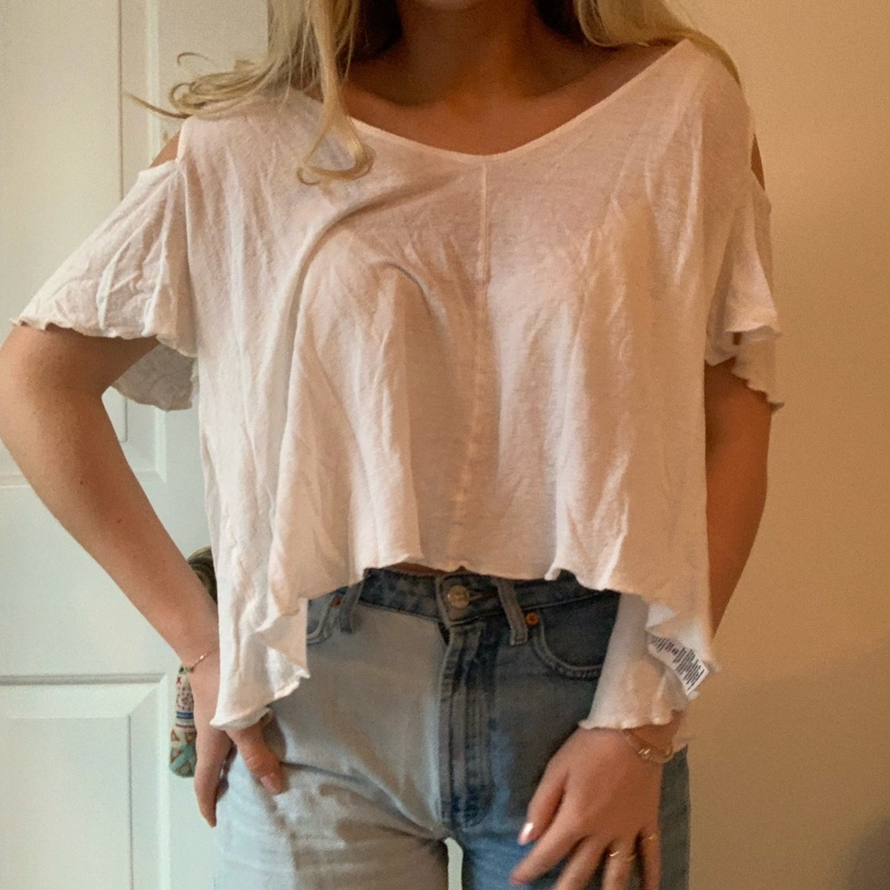 Cold shoulder top free people